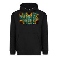 Black Sunflower Serappe Turquoise Gemstone Mama Tried Heavyweight Hoodie - Jasminsmagicworld