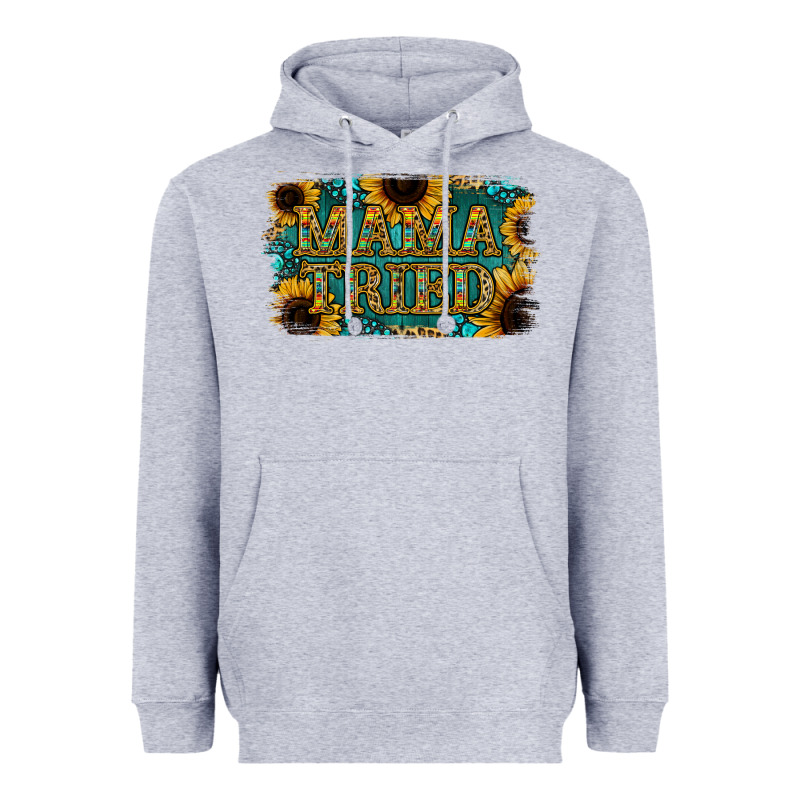 Sunflower Serappe Turquoise Gemstone Mama Tried Heavyweight Hoodie by Jasminsmagicworld | Teevron