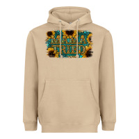 Mushroom Sunflower Serappe Turquoise Gemstone Mama Tried Heavyweight Hoodie - Jasminsmagicworld