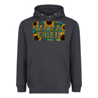 Smoke Sunflower Serappe Turquoise Gemstone Mama Tried Heavyweight Hoodie - Jasminsmagicworld
