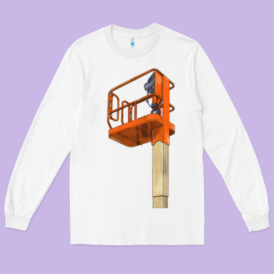 Single Man Lift Long Sleeve Tee Designed By Lillyallendesigns