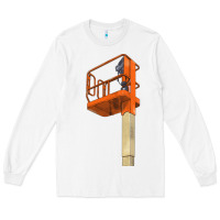 White Single Man Lift Long Sleeve Tee - LillyAllenDesigns