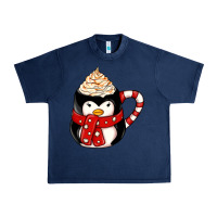 Navy coffee cups animal Urban Heavy Tee - CowhideDigitalArt