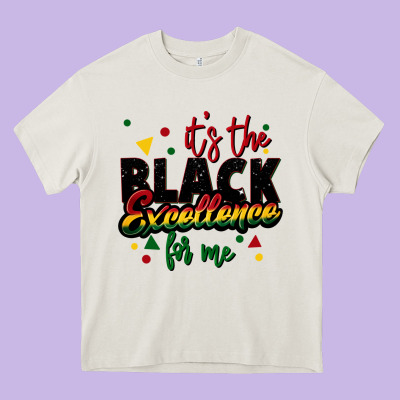 It's The Black Excellence For Me Heavy Core Tee Designed By Fadigitalartstudio