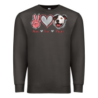 Smoke Peace Love Pitties Premium Sweatshirt - Jasminsmagicworld