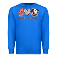 True Royal Peace Love Pitties Premium Sweatshirt - Jasminsmagicworld