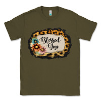 Army Green Blessed Gigi Classic Tee - Jasminsmagicworld