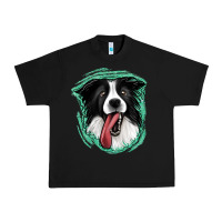 Black border collie Urban Heavy Tee - Jasminsmagicworld