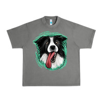 Tornado border collie Urban Heavy Tee - Jasminsmagicworld