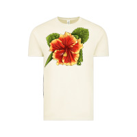 Vintage Arctic Hawaiian Hibiscus Flower Illustrations Vintage Tee - LillyAllenDesigns