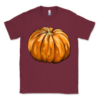 Burgundy Pumpkin Classic Tee - FaDigitalArtStudio