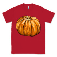 Red Pumpkin Classic Tee - FaDigitalArtStudio