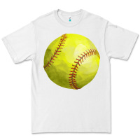White softball Premium Tee - FaDigitalArtStudio