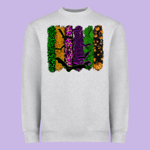 Halloween Brushstroke Heavyweight Sweatshirt Designed By Ranaportraitstore