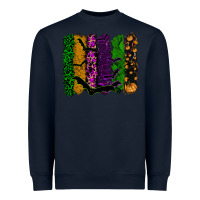 Navy halloween brushstroke Heavyweight Sweatshirt - RanaPortraitStore