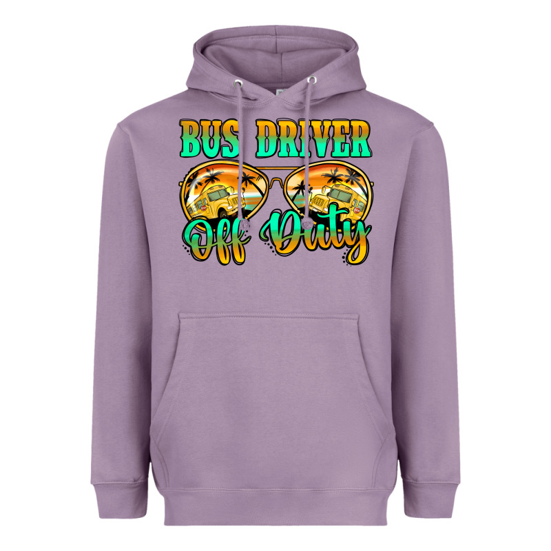 Bus Driver Off Duty Heavyweight Hoodie by Jasminsmagicworld | Teevron