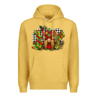 Antique Gold christmas joy gnome Premium Hoodie - BarkalooDesign
