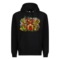 Black christmas joy gnome Premium Hoodie - BarkalooDesign