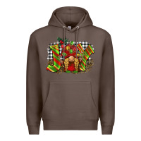 Coffee christmas joy gnome Premium Hoodie - BarkalooDesign