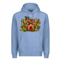 Colony Blue christmas joy gnome Premium Hoodie - BarkalooDesign