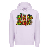 Lilac christmas joy gnome Premium Hoodie - BarkalooDesign