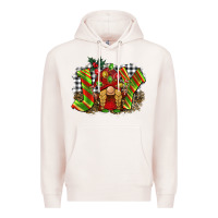 Pale Pink christmas joy gnome Premium Hoodie - BarkalooDesign