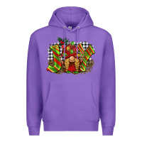Purple christmas joy gnome Premium Hoodie - BarkalooDesign