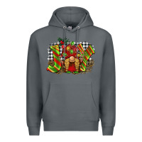 Rock christmas joy gnome Premium Hoodie - BarkalooDesign