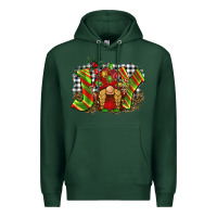 Sports Green christmas joy gnome Premium Hoodie - BarkalooDesign