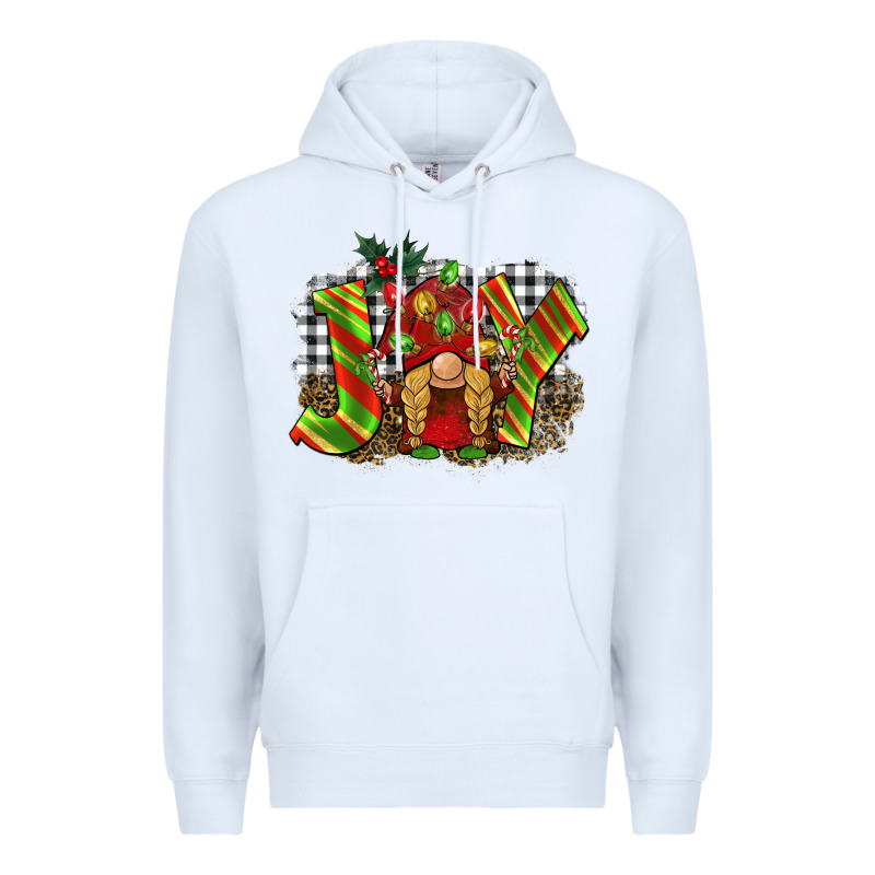 Christmas Joy Gnome Premium Hoodie by BarkalooDesign | Teevron