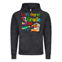 Vintage Black last day of third grade Vintage Hoodie - Artiststas