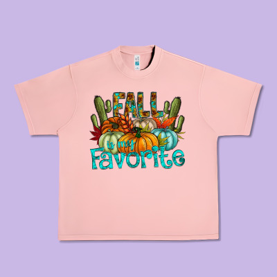 Fall Pumpkin Art Urban Heavy Tee Designed By Cowhidedigitalart