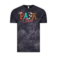 Cloud Black Papa Claus Vintage Tee - CowhideDigitalArt