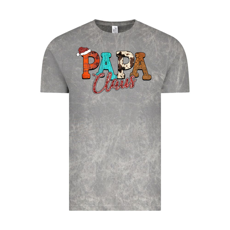 Papa Claus Vintage Tee by CowhideDigitalArt | Teevron