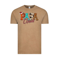 Vintage Coffee Papa Claus Vintage Tee - CowhideDigitalArt