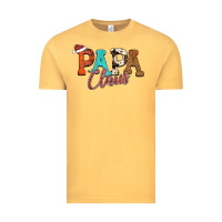 Vintage Mustard Papa Claus Vintage Tee - CowhideDigitalArt