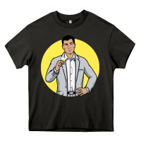 Asphalt sterling archer Heavy Core Tee - DesigneFamous