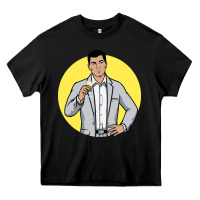 Black sterling archer Heavy Core Tee - DesigneFamous