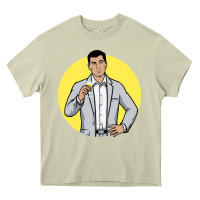 Mossy sterling archer Heavy Core Tee - DesigneFamous