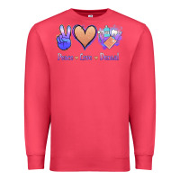 Cardinal Peace Love Dental Premium Sweatshirt - Jasminsmagicworld