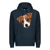 Navy Jack Russel Premium Hoodie - Jasminsmagicworld