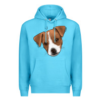 Ocean Blue Jack Russel Premium Hoodie - Jasminsmagicworld