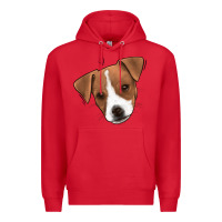 Red Jack Russel Premium Hoodie - Jasminsmagicworld