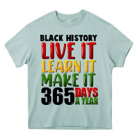 Black History Live It Heavy Core Tee | Teevron