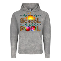 Cloud Rock bye bye school hello pool Vintage Hoodie - Artiststas