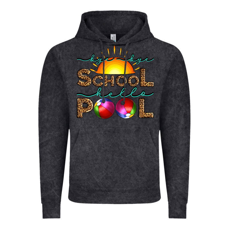 Bye Bye School Hello Pool Vintage Hoodie by Artiststas | Teevron