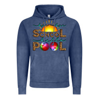 Vintage Denim bye bye school hello pool Vintage Hoodie - Artiststas
