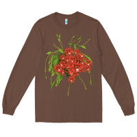 Chestnut Red Orchid Cactus Long Sleeve Tee - LillyAllenDesigns