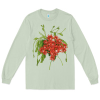 Matcha Red Orchid Cactus Long Sleeve Tee - LillyAllenDesigns