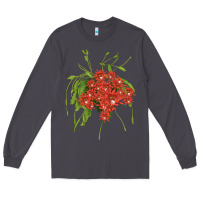 Smoke Red Orchid Cactus Long Sleeve Tee - LillyAllenDesigns